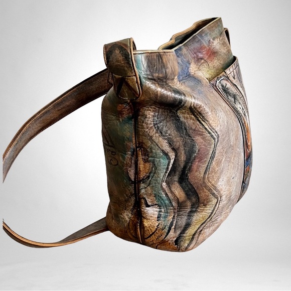 Jane Yoo Wearable Art Bags Jane Yoo Wearable Art Hand Painted